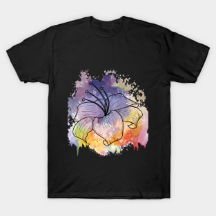 watercolor flower T-Shirt